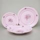Jídelní sada pro 6 osob Sonáta, dekor 13, Leander, růžový porcelán