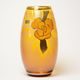 Egermann: Vase Amber - Yellow, h: 26 cm, Crystal Vases Egermann