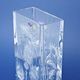 Crystal Hand Cut Vase Brick - Thistle decor, 303 mm, Crystal Bohemia Poděbrady