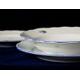 Plate set for 6 persons, Hazenka blue line 24,24,19, Cesky porcelan a.s.