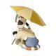 Figurka Amici sotto l´ombrello, 12 / 10,5 / 12 cm, porcelán, R. Wachtmeister, Kočky Goebel