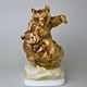 Bears 26,5 x 24,5 x 15 cm, Luxor, Porcelain Figures Duchcov