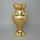 Vase 35 cm, GOLD glass, gold + enamel, Nový Bor glass