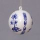 Christmas decoration - ball 6,5 cm mini, Original Blue Onion Pattern