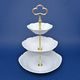 Compartment dish 3 pcs. 34 cm - bowls, Thun 1794 Carlsbad porcelain, BERNADOTTE white