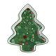 Christmas tree tray 30 x 25 cm, new bone china, EGAN