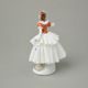 Dancer with lace 8 x 6 x 12 cm, Kurt Steiner, Porcelain Figures Unterweissbacher