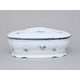 Candy jar 2,1 l, Thun 1794, Carlsbad Porcelain, BERNADOTTE blue flower