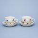 Cup and saucer B coffee 0,20 l, 2 pcs., Gift box, Hazenka IVORY, Cesky porcelan a.s.