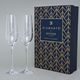 Set 2 sklenic na sekt 210 ml, Helix, krystaly Swarovski, DIAMANTE