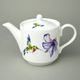 Hummingbird: Tea pot 1,1 l Alice, english fine bone china, Roy Kirkham