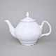 Tea pot 1,2 l, Thun 1794 Carlsbad porcelain, BERNADOTTE frost, Platinum line