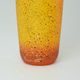 Studio Miracle: Vase Yellow-Orange, 27 cm, Hand-decorated by Vlasta Voborníková