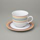 Opál 80110: Cup 230 ml and saucer 155 mm, Thun 1794, karlovarský porcelán