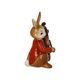 Rabbit figurine Happy Bassist 4.5 / 4 / 8cm, stoneware, Goebel