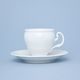 Frost no line: Coffee cup and saucer 150 ml / 14 cm, Thun 1794 Carlsbad porcelain, BERNADOTTE