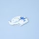 Magnet Elephant 4,3 cm, Original Blue Onion Pattern