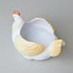 Dóza / miska slepička 18 x 12,5 cm, porcelán Lindner