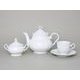 Cup 190 ml + saucer 155 mm, Ophelie white, Thun 1794