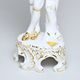 Violin player Rococo 20 cm, white + gold, Porcelain Figures Duchcov Royal Dux