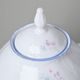 Tea pot 1,2 l, Thun 1794 Carlsbad porcelain, BERNADOTTE blue-pink flowers