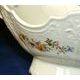 Fruit bowl with handles 36 cm, Thun 1794 Carlsbad porcelain, BERNADOTTE ivory + flowers