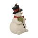 Snowman figurine Moving into Winter Home 8.5 / 8 / 13.5cm, stoneware, Goebel