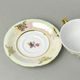 656: Cup tea 200 ml + saucer 15,5 cm, Sonáta, flowers, Leander Loučky