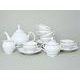 Tea set for 6 persons, Thun 1794 Carlsbad porcelain, BERNADOTTE gold line