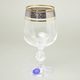 Claudia 340 ml, GOLD-PLATINUM, wine glass, 1 pcs., Crystalex CZ