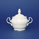 Sugar bowl 300 ml, Thun 1794 Carlsbad porcelain, BERNADOTTE ivory