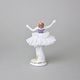 Tanečnice s krajkou (fialová) 8 x 6 x 12 cm, Kurt Steiner, Porcelánové figurky Unterweissbacher