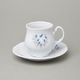 Hrnek Jonáš 310 ml + podšálek 155 mm, Thun 1794, karlovarský porcelán, BERNADOTTE motýli