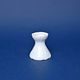 Candleholder 6,5 cm, Thun 1794 Carlsbad porcelain, BERNADOTTE white