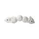 Figurka zajíčků s vázičkou Jarní city 28 / 7,5 / 16 cm, porcelán, Goebel