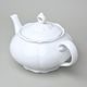 Verona white: Tea pot low 1300 ml, G. Benedikt 1882, bottom sign