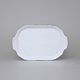 Platter 23 cm, Thun 1794 Carlsbad porcelain, BERNADOTTE frost, Platinum line