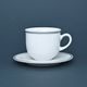 Cup 230 ml plus saucer 155 mm, Thun 1794 Carlsbad porcelain, OPAL 80446