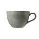 Beat pearl-grey: Cup 350 ml breakfast, Seltmann porcelain