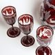 Egermann: Red Stain Wine Set, 26,5 cm, 7 pcs.