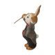 Figurka zajíčka Úžasný dirigent 5,5 / 4,5 / 8 cm, kamenina, Goebel