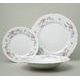 Plate set for 6 pers., Thun 1794 Carlsbad porcelain, BERNADOTTE climbing roses