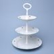 Cake stand 3 pcs. 34 cm, Verona red flowers + green, G. Benedikt 1882