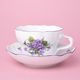 Cup + saucer D + D 0,40 l / 18,2 cm, Violet, Český porcelán a.s.