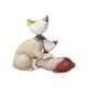 Cats Vivien and Peppie 16 / 9 / 14cm, biscuit china, Cats Goebel R. Wachtmeister