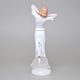Lady 13,5 x 11 x 29 cm, White + Gold, Porcelain figures Duchcov