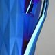 Mug Diamond Blue Titan, MATTE Blue And Platinum, 250 ml, Goldfinger porcelain