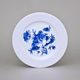 Talíř dezertní 21 cm, velká modrá květina, Český porcelán a.s.