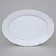 7047703: Dish oval flat 32 cm, Thun 1794, karlovarský porcelán, NATÁLIE light green lines