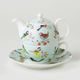 Bird song: Tea for One set, fine bone china Roy Kirkham